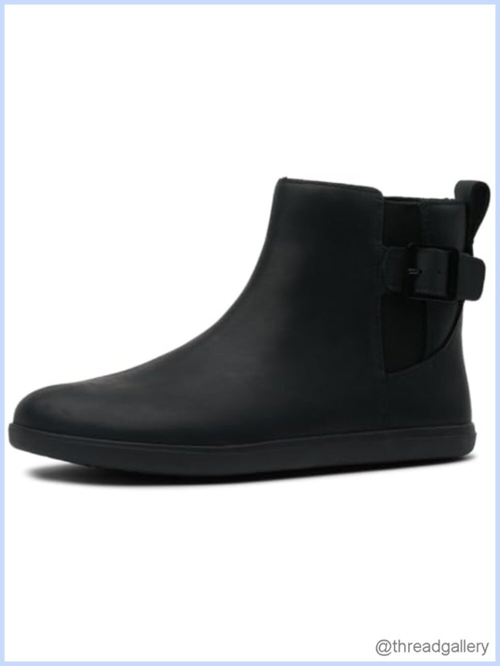 Full Grain Leather Chelsea Boot Zero Drop Ankle Hiking Boot